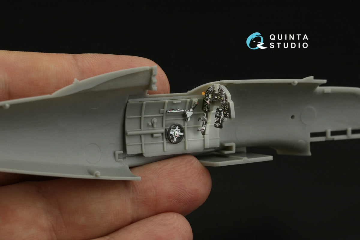 Quinta Studio QDS-48391 Macchi C.205 Veltro 3D-Printed &amp;amp; coloured Interior on decal paper (Hasegawa/Italeri) (Small version) 1/48 – imagen 6