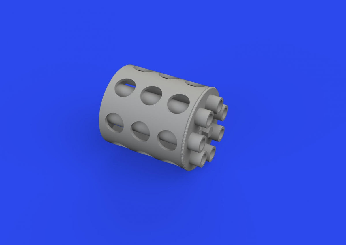 Eduard 648919 A-10C rotary gun flash suppressor PRINT Academy 1/48 – imagen 2