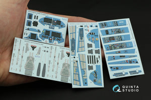 Quinta Studio QD32095 Su-30SM 3D-Printed &amp;amp; coloured Interior on decal paper (conversion for Trumpeter Su-30MKK ) 1/32 – imagen 11