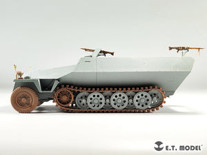 E.T. Model P35-130 WWII German Sd.kfz.251/Sd.kfz.11 Sagged Front Wheels 1/35 – imagen 4