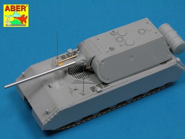 Aber 72L-51 Zestaw 2 Luf do niemieckiego ciężkiego czołgu MAUS / Set of 2 barrels for German Heavy Tank MAUS 1/72 – Bild 8