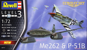 Revell 03711 Combat Set Me262 &amp;amp; P-51B 1/72 – Bild 2