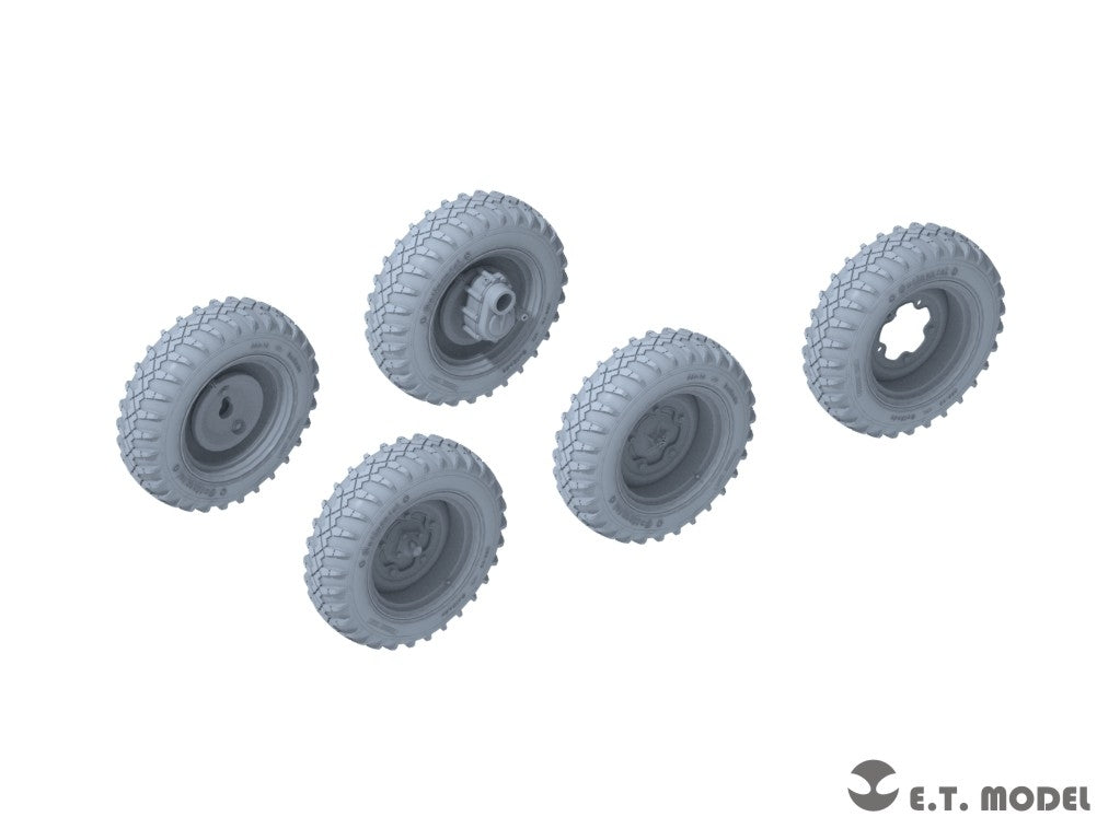 E.T. Model P35-136 WWII German Schwimmwagen Type166 Sagged wheels Wide For TAMIYA Kit 1/35 – Bild 2