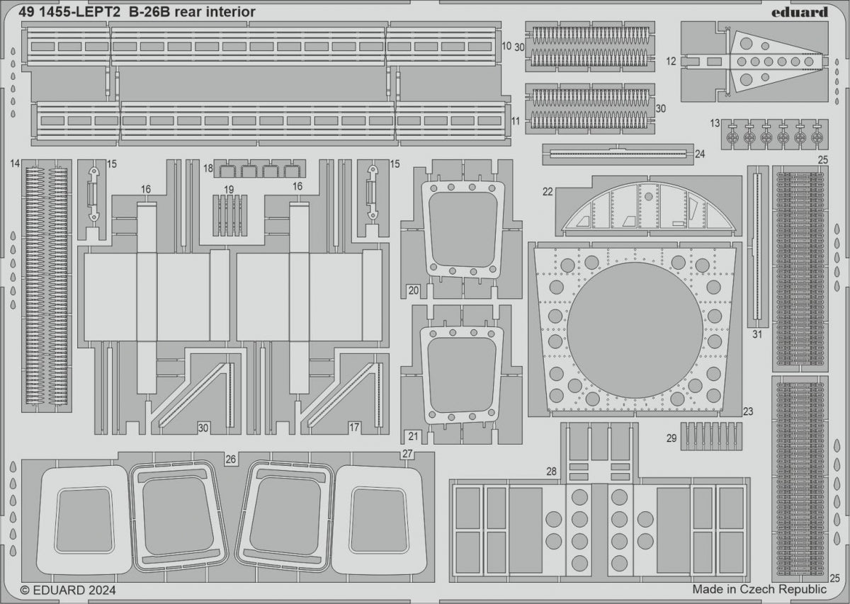 Eduard BIG49422 B-26B Marauder PART II ICM 1/48 – imagen 18