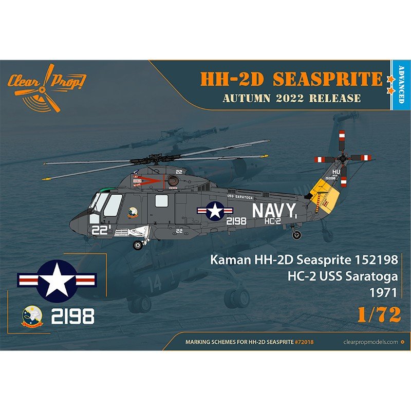Hélice transparente ! Kit avancé CP72018 HH-2D Seasprite 1/72 – image 5