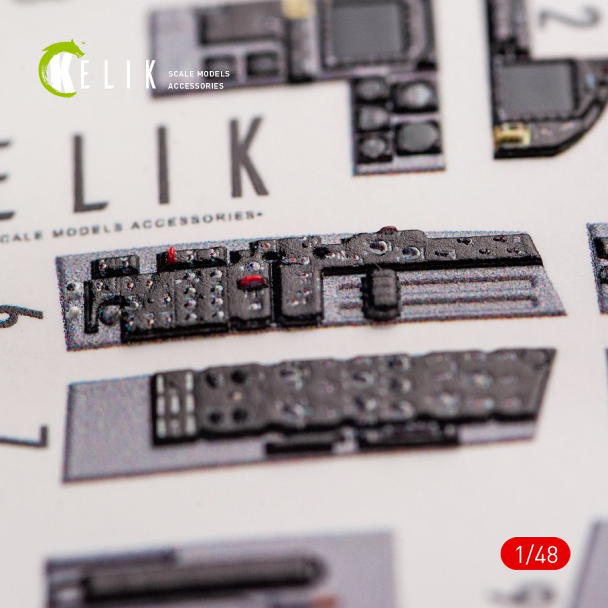 KELIK K48065 F-18C HORNET INTERIOR 3D DECALS FOR HASEGAWA KIT 1/48 – immagine 6
