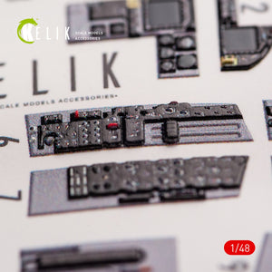 KELIK K48065 F-18C HORNET INTERIOR 3D DECALS FOR HASEGAWA KIT 1/48 – immagine 6