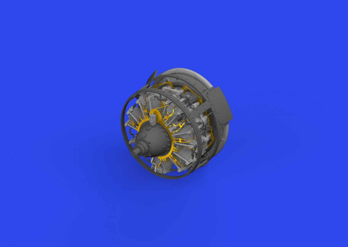Eduard 648827 F4F-3A engine PRINT EDUARD 1/48 – Bild 4