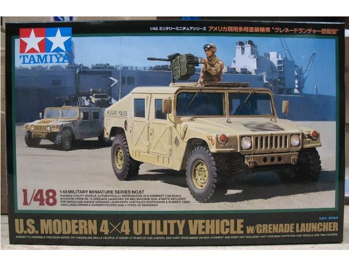 Tamiya 32567 U.S. Modern 4x4 Utility Vehicle with Grenade Launcher 1/48