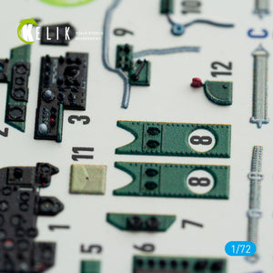 KELIK K72060 M6A1 SEIRAN INTERIOR 3D DECALS FOR TAMIYA KIT 1/72 – imagen 3