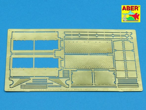 Aber 35A049 Rear fender section for Panzer IV-based vehicles (DRA) (1/35)