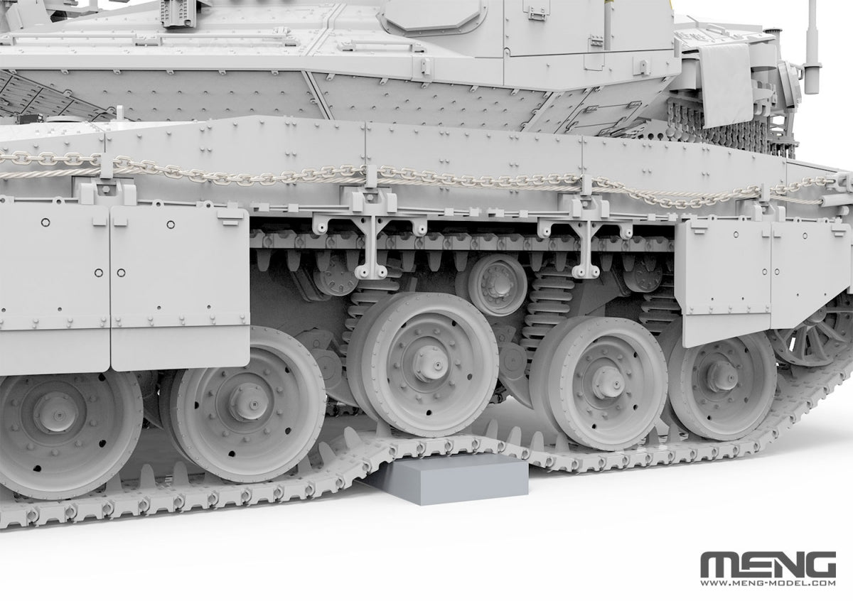 Meng Model TS-056 Merkava Mk.4M w/roof-mounted slat armor Israel Main Battle Tank 1/35 – imagen 5