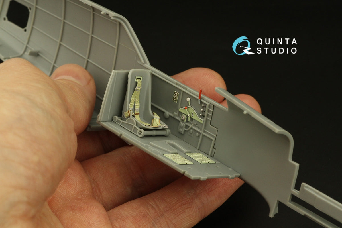 Quinta Studio QD32177 Bf 109E3/4 3D-Printed coloured Interior on decal paper (Trumpeter) 1/32 – imagen 6