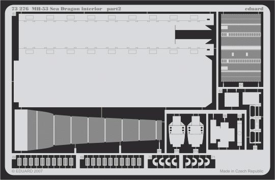 Eduard 73276 MH-53 interior 1/72 ITALERI – immagine 4