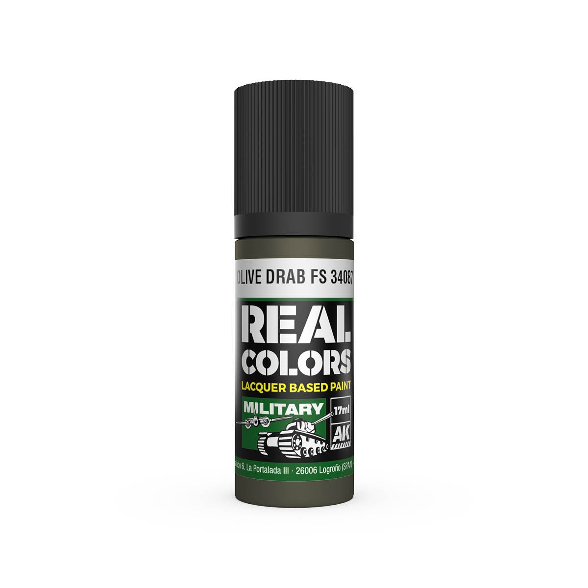 AK Interactive RC901 Olive Drab FS 34087 17 ml – imagen 2