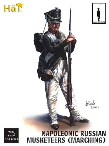 Hat 9320 Napoleonic Russian Musketeers (Marching) 1/32
