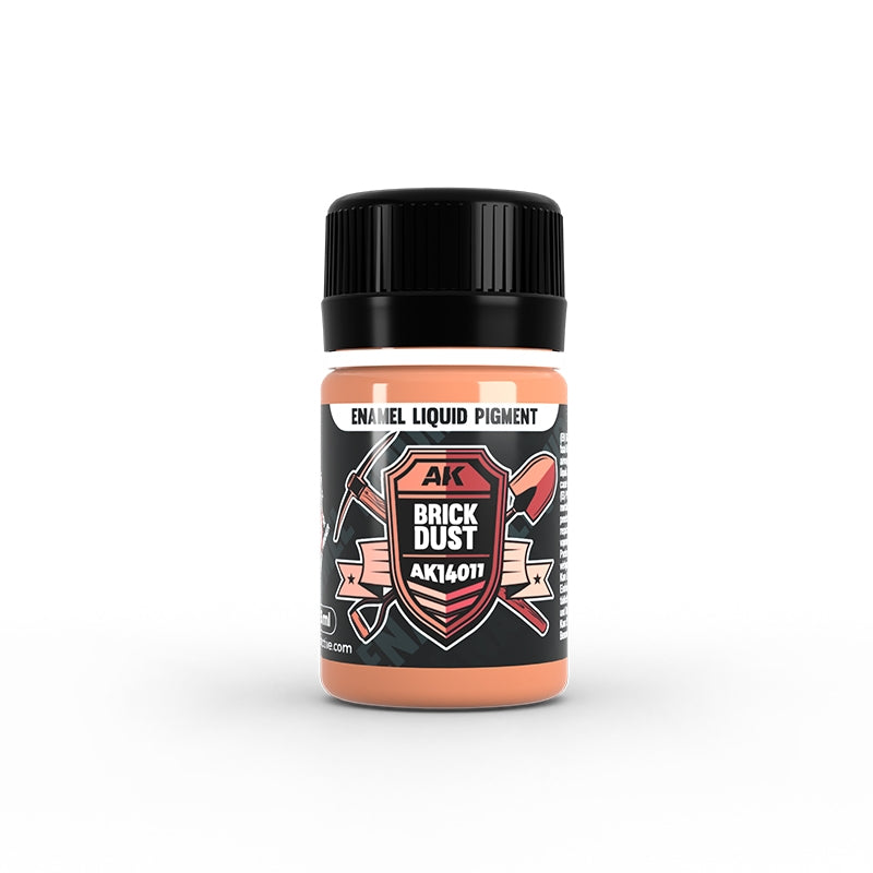 AK Interactive AK14011 BRICK DUST – ENAMEL LIQUID PIGMENT 35ml