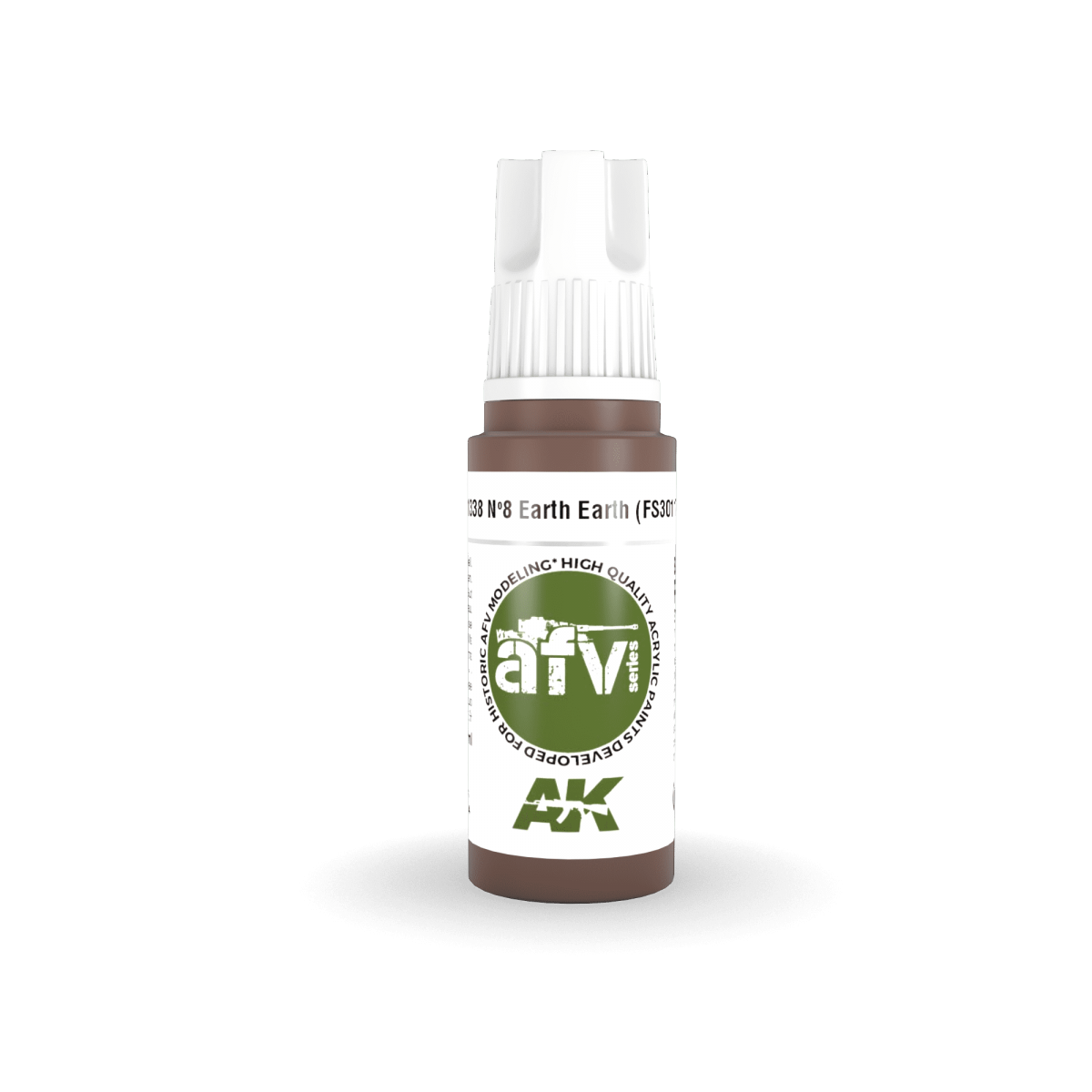AK Interactive AK11338 Nº8 Earth Red (FS30117) 17ml – immagine 2