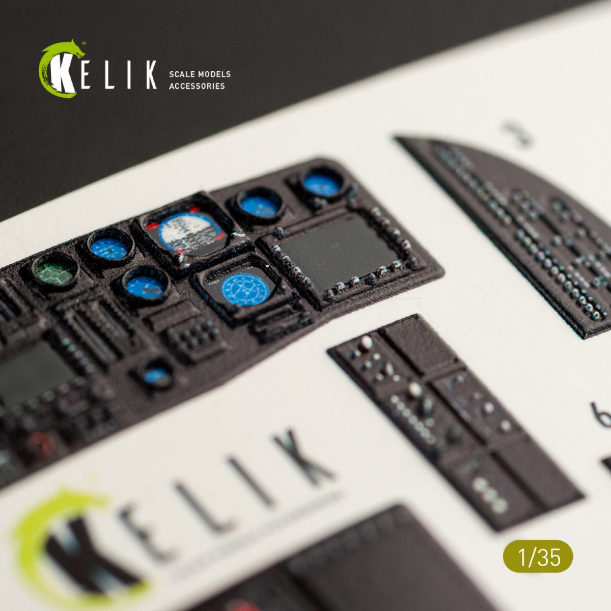 KELIK K35017 HH-60G PAVE HAWK INTERIOR 3D DECALS FOR KITTY HAWK KIT 1/35 – imagen 6