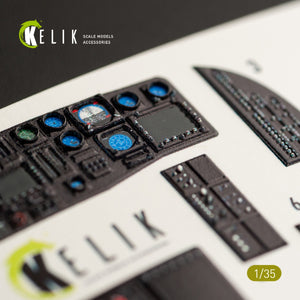 KELIK K35017 HH-60G PAVE HAWK INTERIOR 3D DECALS FOR KITTY HAWK KIT 1/35 – imagen 6