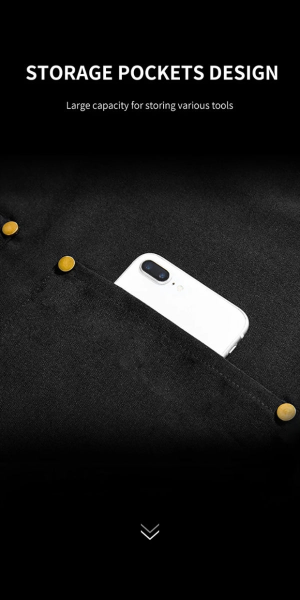 DSPIAE CAN-01 Canvas Working Apron / Płócienny fartuch roboczy – imagen 6