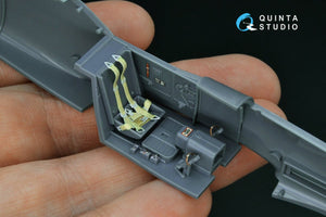 Quinta Studio QD48161 Bf 109G-10 3D-Printed &amp;amp; coloured Interior on decal paper (Eduard) 1/48 – imagen 4
