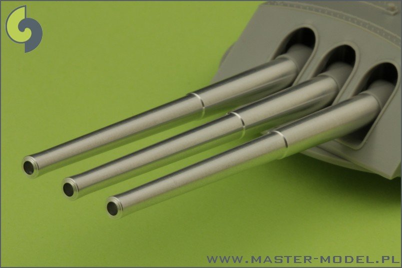 Master SM-200-001 USS Arizona BB-39 (1941) - main gun barrels - 14in/45 (356mm) (12pcs) – imagen 2