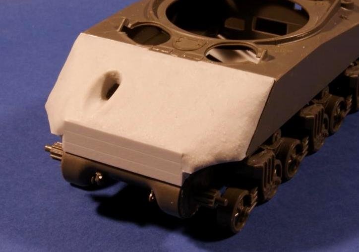 Panzer Art RE35-170 Concrete armor for M4A3 “Sherman” (VVSS suspension) 1/35 – image 3