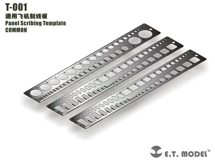 E.T. Model T-001 Panel Scribing Template ( szablon grawerski )