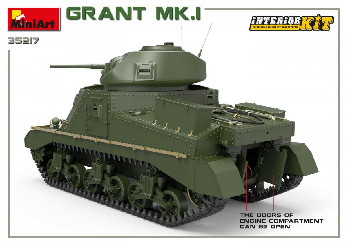 MiniArt 35217 Grant Mk.I w/interior 1/35 – immagine 16