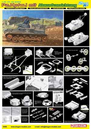 Dragon 6480 Pz.Kpfw.I mit Abwurfvorrichtung 1/35 – immagine 2