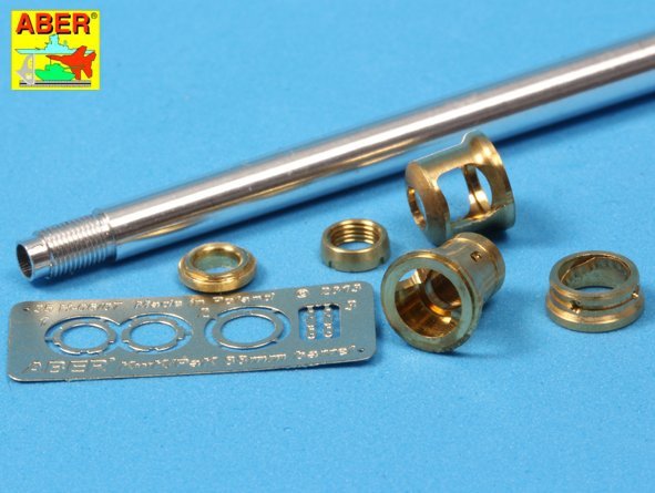 Aber 35L-008N 88mm KwK 43/3 L/71 barrel for German Heavy Tank Tiger B Serien-Turm and Tank Destroyer Jagdpanther, Late Barrel 1/35 – Bild 3