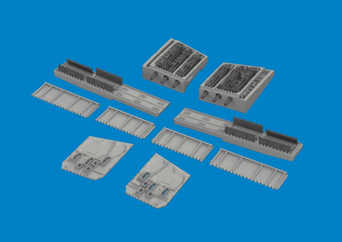 Eduard 6481131 P-40N gun bays (6 guns) PRINT EDUARD 1/48
