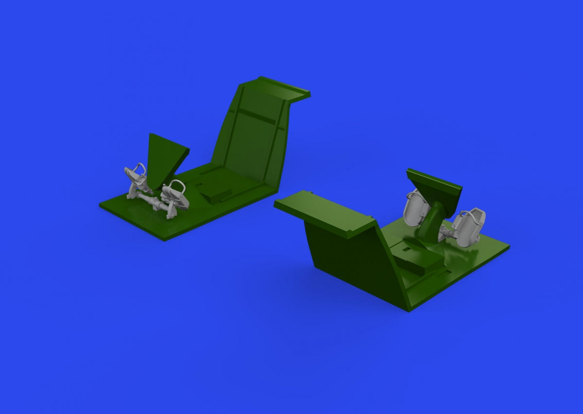 Eduard 632192 Bf 109E rudder pedals early PRINT 1/32 – immagine 4