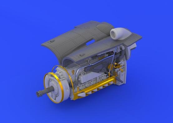 Eduard 648250 Bf 109G-6 engine &amp;amp; fuselage guns 1/48 EDUARD – immagine 3
