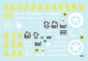 Star Decals 35-989 US 66th Armoured Regiment 1/35 – zdjęcie 2