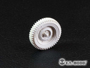 E.T. Model ER35-044 WWII U.S. Willys MB Jeep Weighted Road Wheels 1/35 – imagen 2