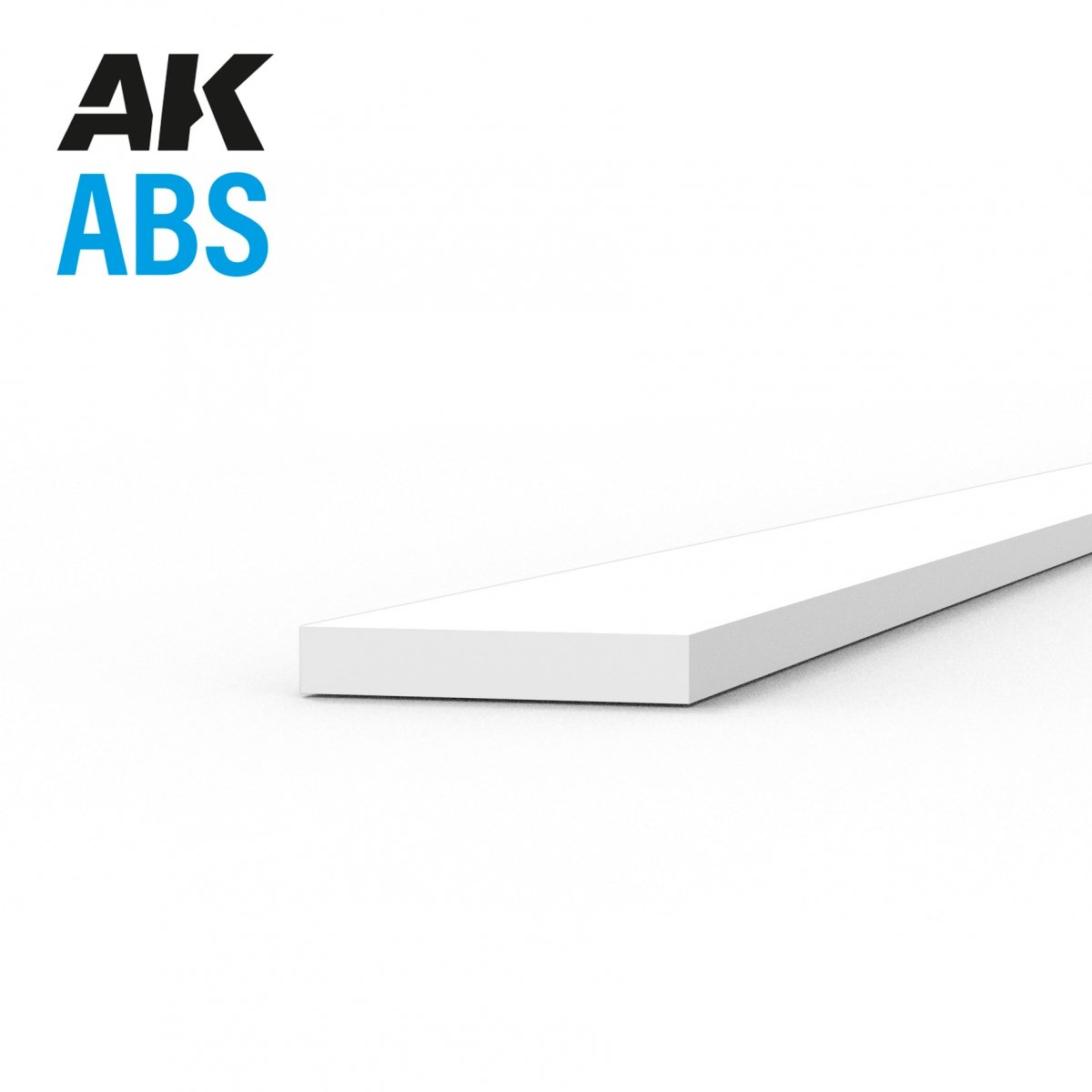 AK Interactive AK6710 STRIPS 0.50 X 3.00 X 350MM – ABS STRIP – 10 UNITS PER BAG
