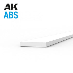 AK Interactive AK6710 STRIPS 0.50 X 3.00 X 350MM – ABS STRIP – 10 UNITS PER BAG