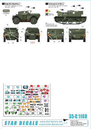 Star Decals 35-C1168 Commonwealth mix - Korean War 1950-53 1/35 – imagen 2