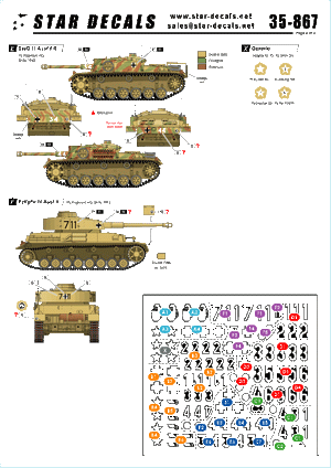 Star Decals 35-867 German Tanks in Italy 4 1/35 – immagine 2