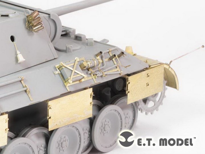 E.T. Model E35-124 WWII German Panther D Basic (For DRAGON Smart Kit) 1/35 – imagen 5