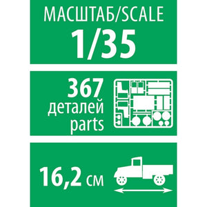 Zvezda 3707 GAZ-66 1/35 – zdjęcie 6