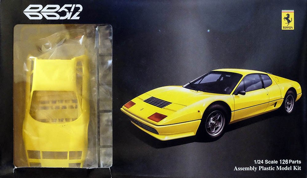 Fujimi 123301 Ferrari 512BB Jaune 1/24