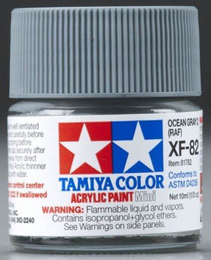 Tamiya XF82 Ocean Gray 2 RAF (81782) Acrylic paint 10ml – imagen 2
