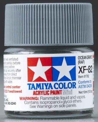 Tamiya XF82 Ocean Gray 2 RAF (81782) Acrylic paint 10ml – imagen 2