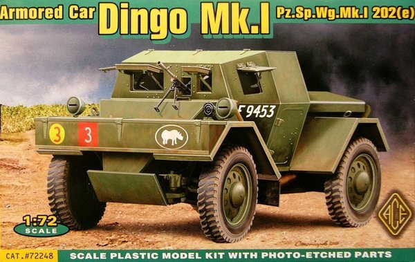 ACE 72248 Voiture blindée Dingo Mk.I Pz.Sp.Wg.Mk.I 202(e) (1/72)