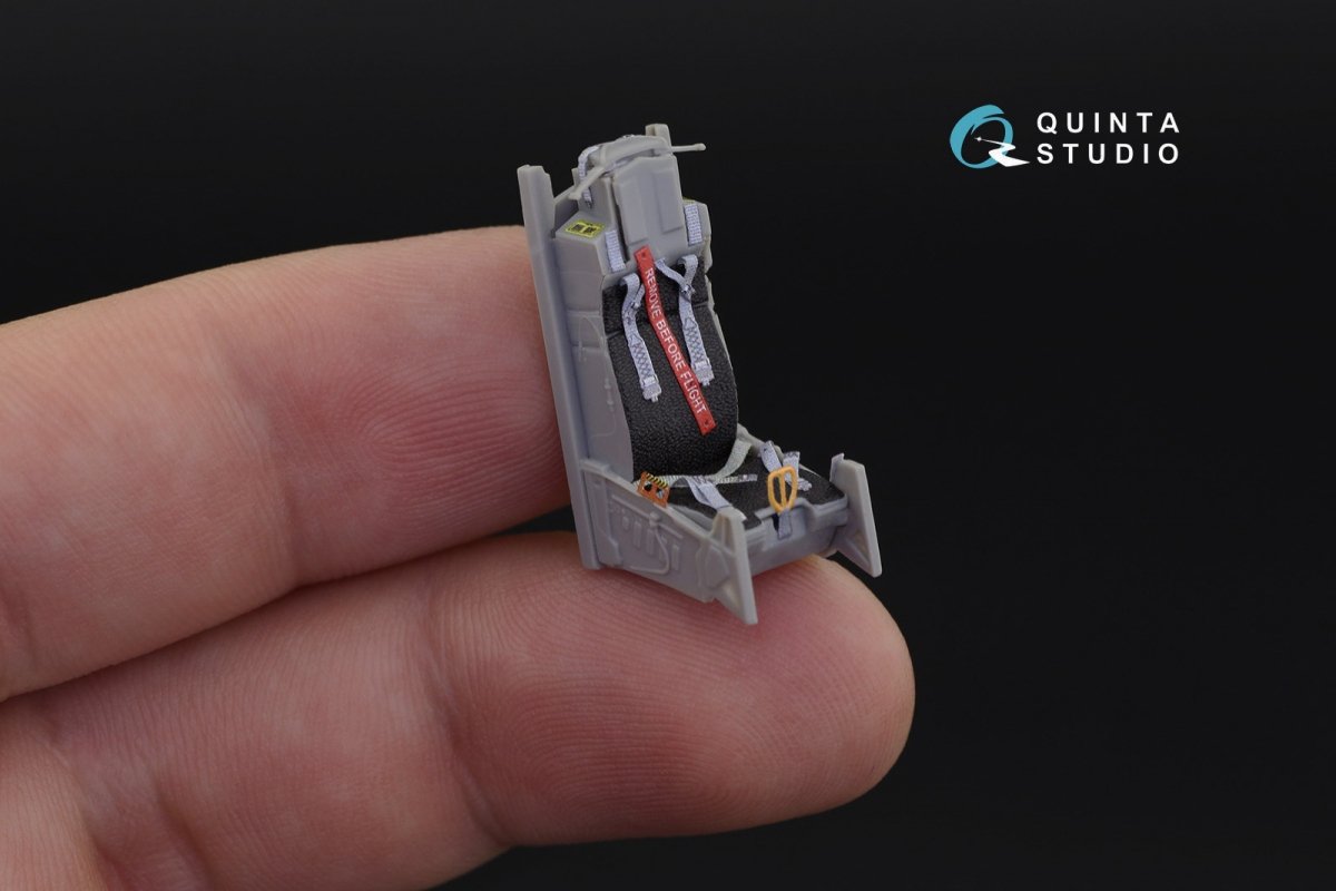 Quinta Studio QD48194 F-16С 3D-Printed &amp;amp; coloured Interior on decal paper (for Kinetic kit) 1/48 – imagen 4