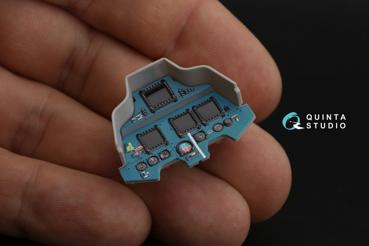 Quinta Studio QDS-32095 Su-30SM 3D-Printed &amp;amp; coloured Interior on decal paper (conversion for Trumpeter Su-30MKK) (Small version) 1/32 – imagen 4