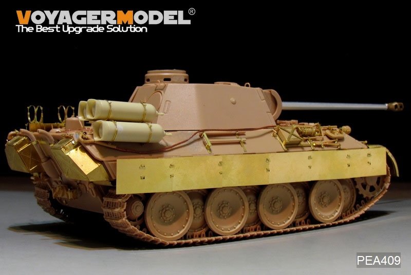 Maquette Voyager PEA409 Réservoirs de carburant « Stadtgas » du char allemand Panther D de la Seconde Guerre mondiale, échelle 1/35 – image 2